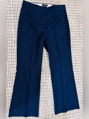 J Crew Navy Hayden Linen Pants, 4